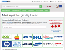 Tablet Screenshot of memoryxxl.net